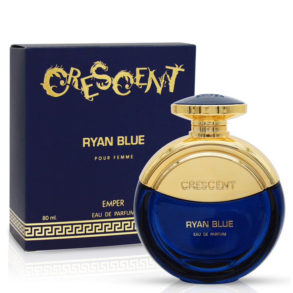 Crescent Ryan Blue Pour Femme EDP ✨ 80ml | Elegant & Playful Blend of Fruity Florals