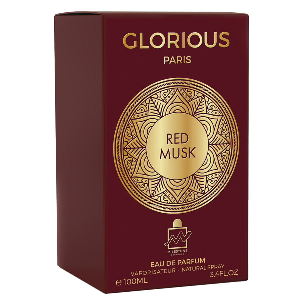 Glorious Paris Red Musk Unisex EDP ✨ 100ml | A Bold, Elegant Scent with a Warm, Earthy Base