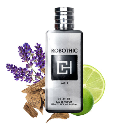 CH Robothic Men EDP ✨ 100ml | Aromatic Freshness with Woody Vanilla Warmth