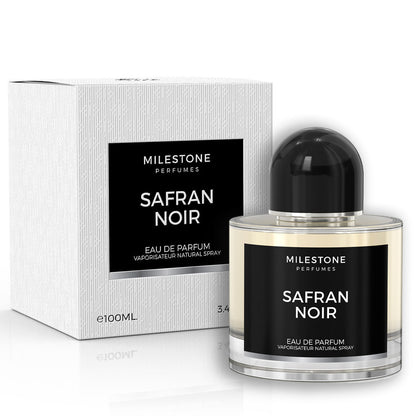 Safran Noir Unisex EDP ✨ 100ml | A Bold and Sophisticated Blend of Saffron, Leather & Cashmeran