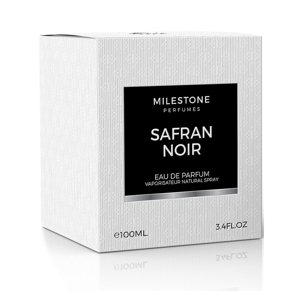 Safran Noir Unisex EDP ✨ 100ml | A Bold and Sophisticated Blend of Saffron, Leather & Cashmeran