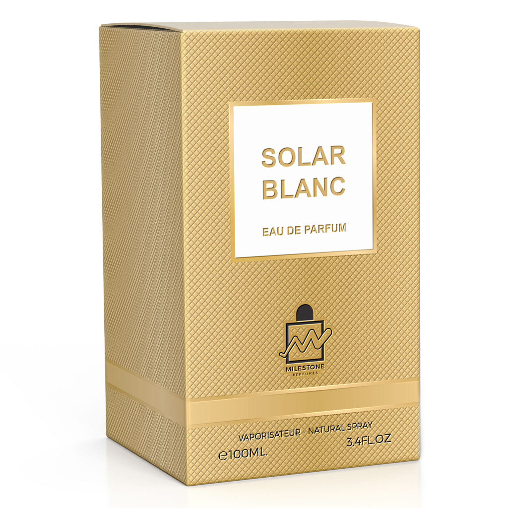 Solar Blanc EDP ✨ 100ml | A Warm, Inviting Blend of Floral, Nutty, and Sweet Notes