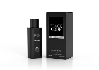 Black Code Pour Homme EDP ✨ 90ML | A Sophisticated Blend of Bergamot & Tonka Bean for the Modern Man