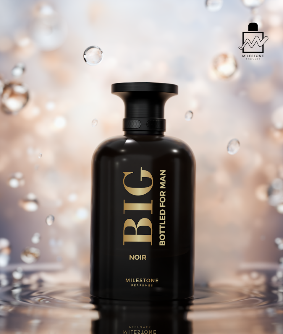 Big Bottled Noir Pour Homme EDP ✨ 100ml | A Bold, Woody Fragrance with Leather and Amber Accents