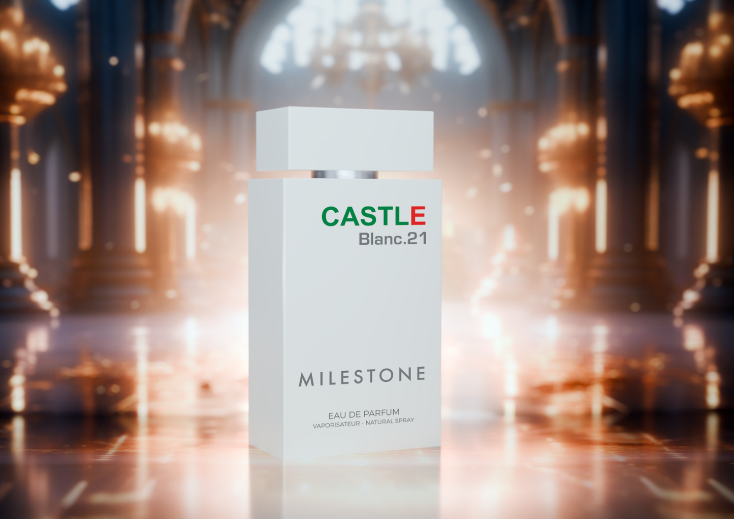 Castle Blanc.21 Pour Homme EDP ✨ 100ML | A Citrus-Infused Woody Masculine Fragrance with Sophisticated Depth