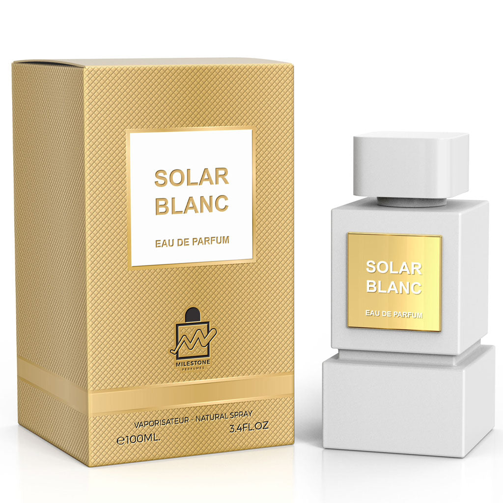 Solar Blanc EDP ✨ 100ml | A Warm, Inviting Blend of Floral, Nutty, and Sweet Notes