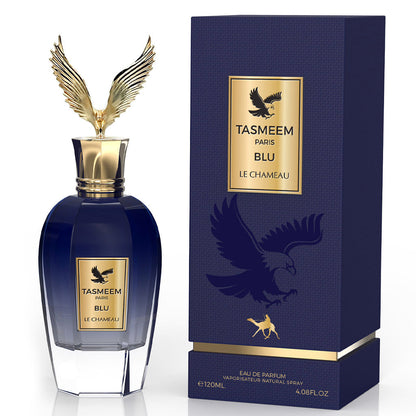 Tasmeem Paris Blu EDP ✨ 120ml | A Luxurious Oud & Floral Harmony