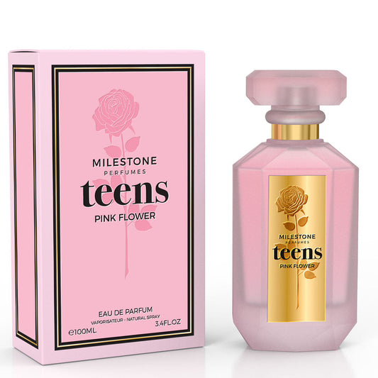 Teens Pink Flower Pour Femme EDP ✨ 100ML | A Sweet, Fruity Floral with a Warm, Playful Base