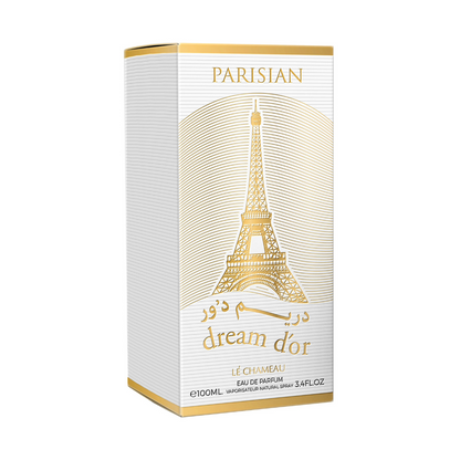 Parisian Dream D'Or Eau De Parfum 100ML ✨ | A Journey Through a Blooming Garden with Fresh and Sensual Notes