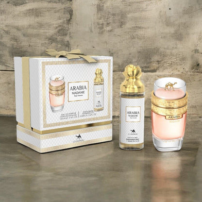 2in1 Gift Set Arabia Madame Eau De Parfum & Body Mist 100ml ✨ | Timeless Elegance in a Luxurious Gift Set