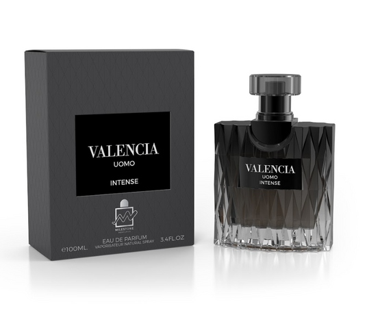 Valencia Uomo Intense Pour Homme EDP ✨ 100ML | A Bold Citrus Elegance with Warm, Leather Undertones