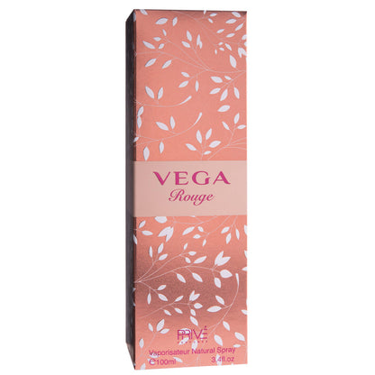 Vega Rouge EDP ✨ 100ML | A Fruity Floral Elegance with Warm Vanilla and Musk Undertones