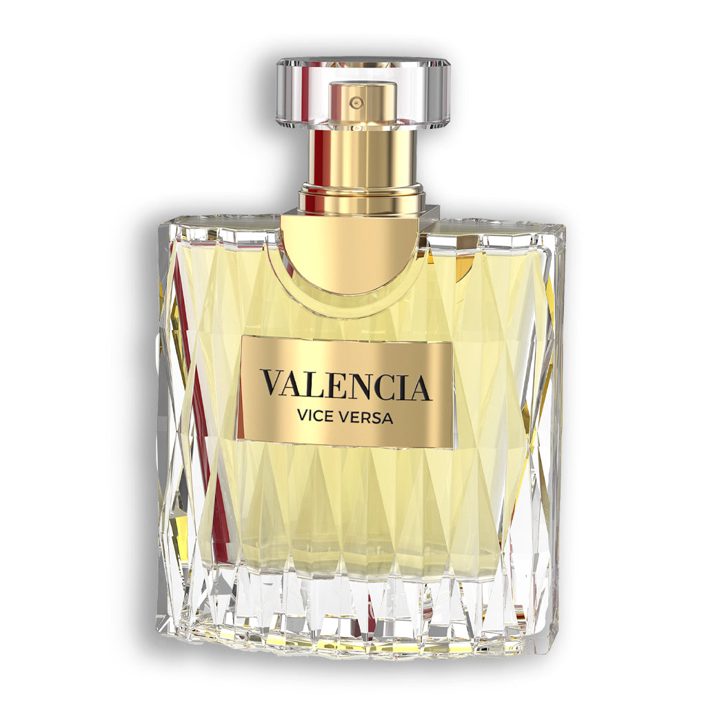 Valencia Vice Versa Pour Femme EDP ✨ 100ml | A Captivating Fruity-Floral Journey with Mandarin, Jasmine & Sandalwood