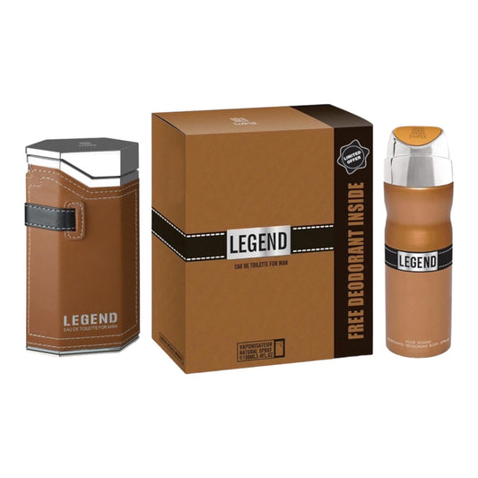 Legend Pour Homme EDT ✨ 100ml 2-in-1 Gift Set | Bold & Seductive Musk with Citrus Freshness