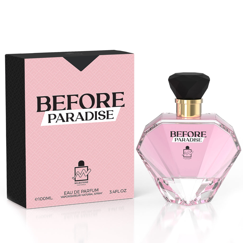 Before Paradise Pour Femme EDP ✨ 100ml | A Fresh and Floral Journey with Bergamot, Jasmine & Vanilla