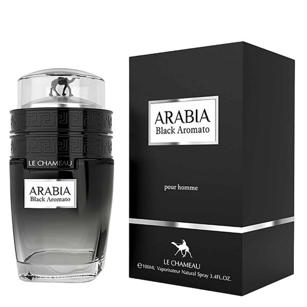 Arabia Black Aromato Eau de Parfum ✨ 100ml | Oud, Saffron & Spices with a Woody Amber Base