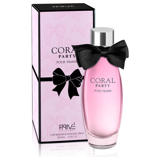 PRIVE Coral Party EDP ✨ 95ML | A Fun and Adventurous Fragrance for the Life of the Party