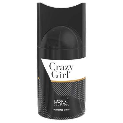 Crazy Girl Perfume Deodorant 250ML 6x Pack ✨ | A Captivating Floral-Fruity Blend with Warm, Sensual Base Notes