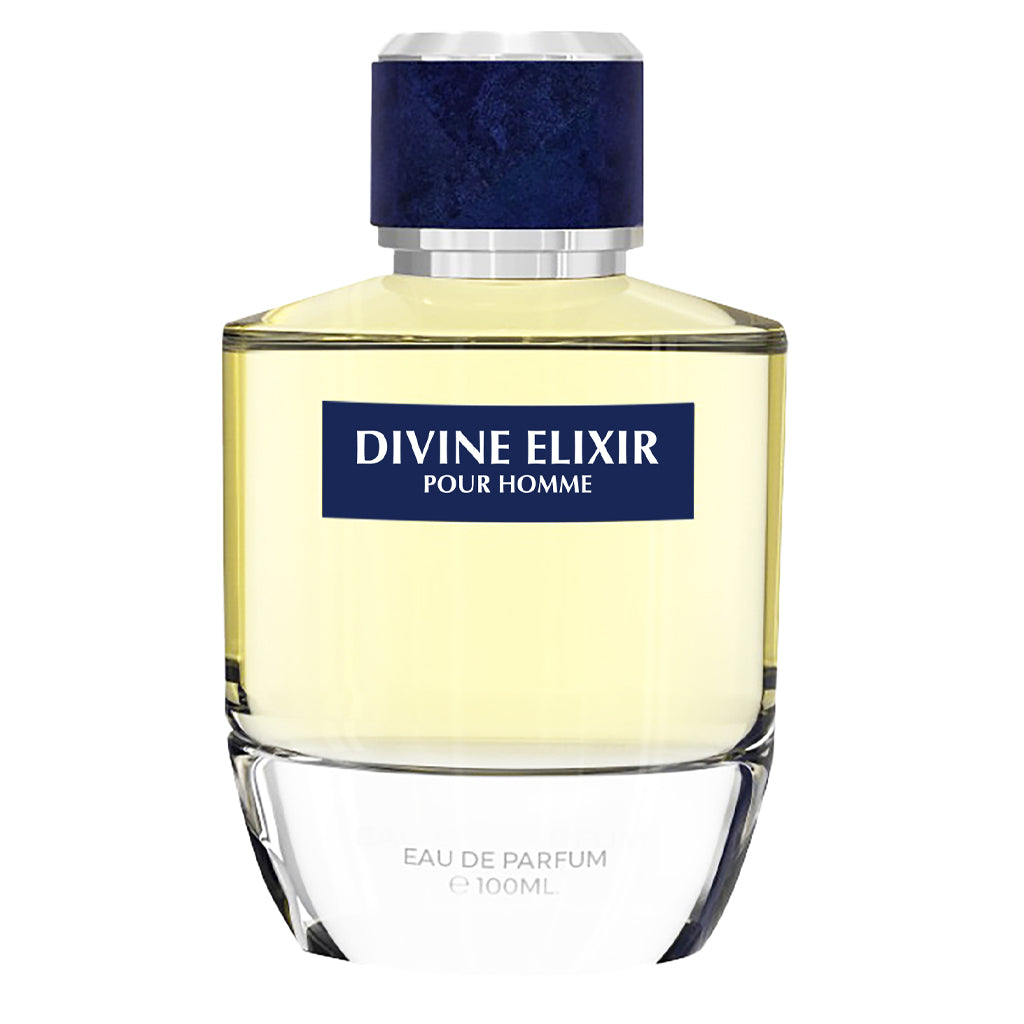 Divine Elixir Pour Homme EDP ✨ 100ML | A Fresh and Spicy Masculine Fragrance with a Bold, Woody Base