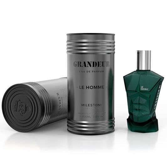 Grandeur Le Homme EDP ✨ 100ML | A Sophisticated Blend of Fresh Citrus, Warm Spices, and Earthy Depth