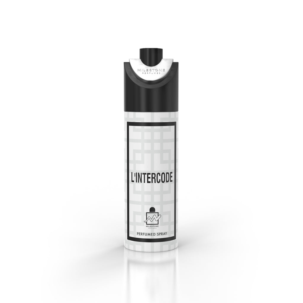 L'Intercode Intense Deodorant 200ML ✨ 6 Pack | A Bold Spicy Floral Experience with Warm Woody Notes