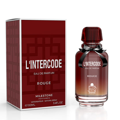 L'Intercode Rouge Pour Femme EDP ✨ 100ML | A Bold and Sophisticated Floral-Spicy Fragrance for the Modern Woman