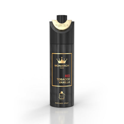 Milestone Monarch Red Tobacco Vanilla ✨ Deodorant 6 Pack 200ml | A Rich and Warm Scent with Spicy and Woody Undertones