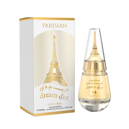 Parisian Dream D'Or Eau De Parfum 100ML ✨ | A Journey Through a Blooming Garden with Fresh and Sensual Notes