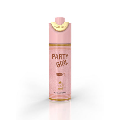 Party Girl Night Deodorant 200ML ✨ 6 Pack | A Sweet, Fruity & Floral Experience with a Warm, Sensual Base