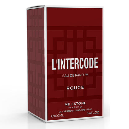 L'Intercode Rouge Pour Femme EDP ✨ 100ML | A Bold and Sophisticated Floral-Spicy Fragrance for the Modern Woman