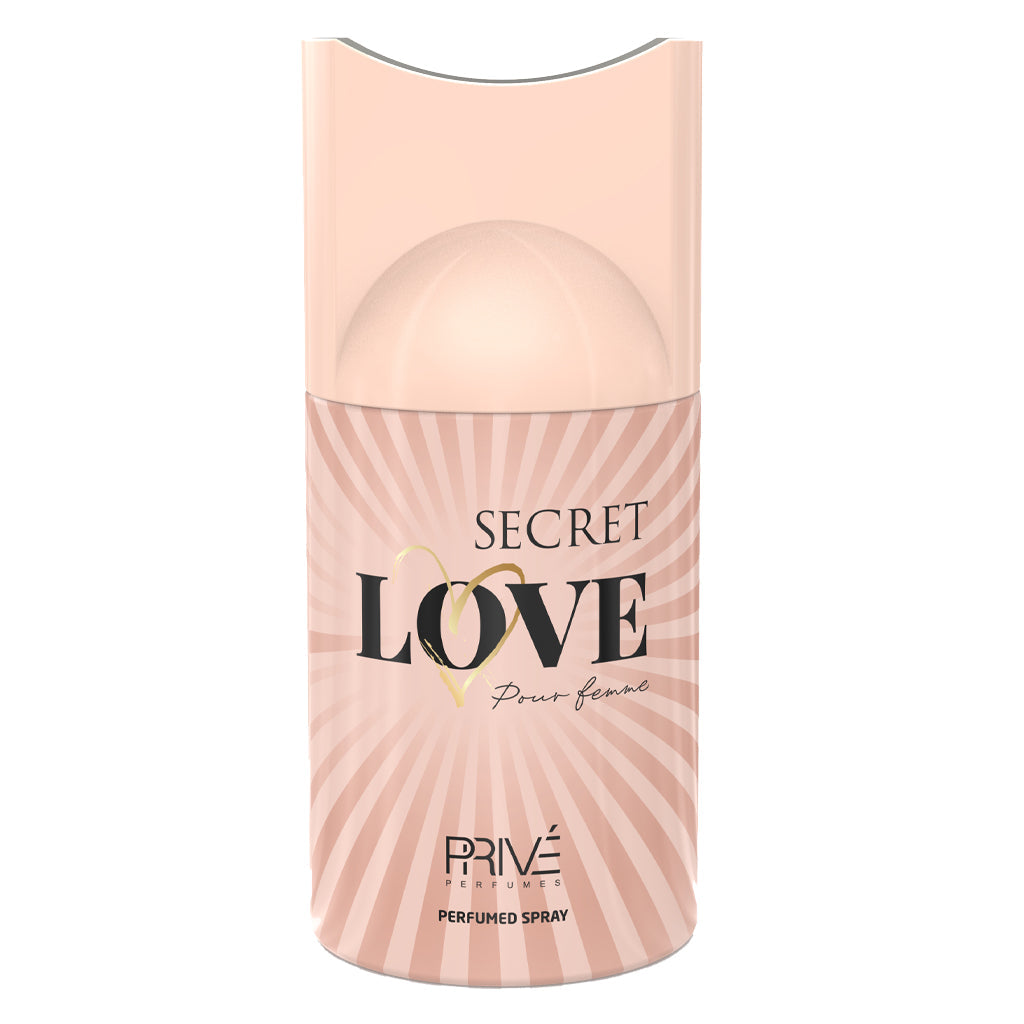 Secret Love Perfume Deodorant 250ML 6x Pack ✨ | A Gentle Floral Embrace with Sweet Apricot Notes