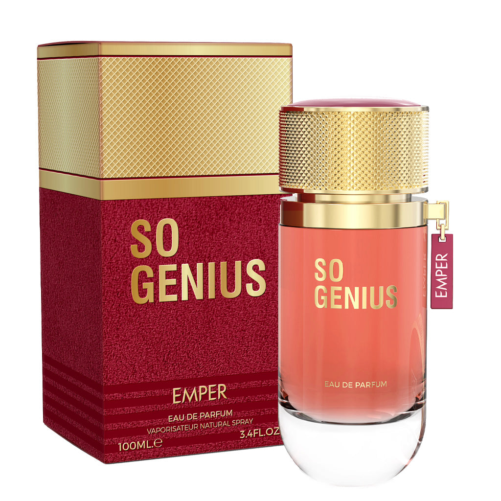 So Genius EDP ✨ 100ml (Pour Femme) | A Journey of Secret Desires with Floral & Creamy Warmth