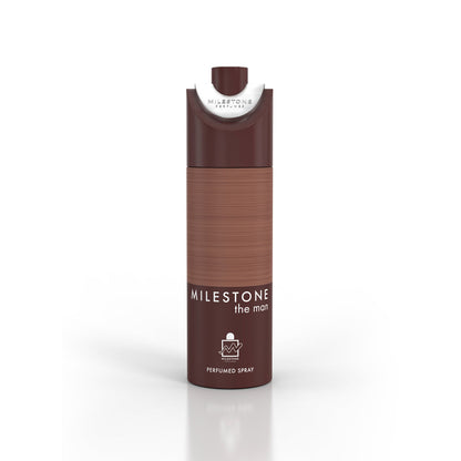 Milestone The Man Deodorant 200ML ✨ 6 Pack | A Fresh, Spicy & Woody Scent for the Modern Gentleman