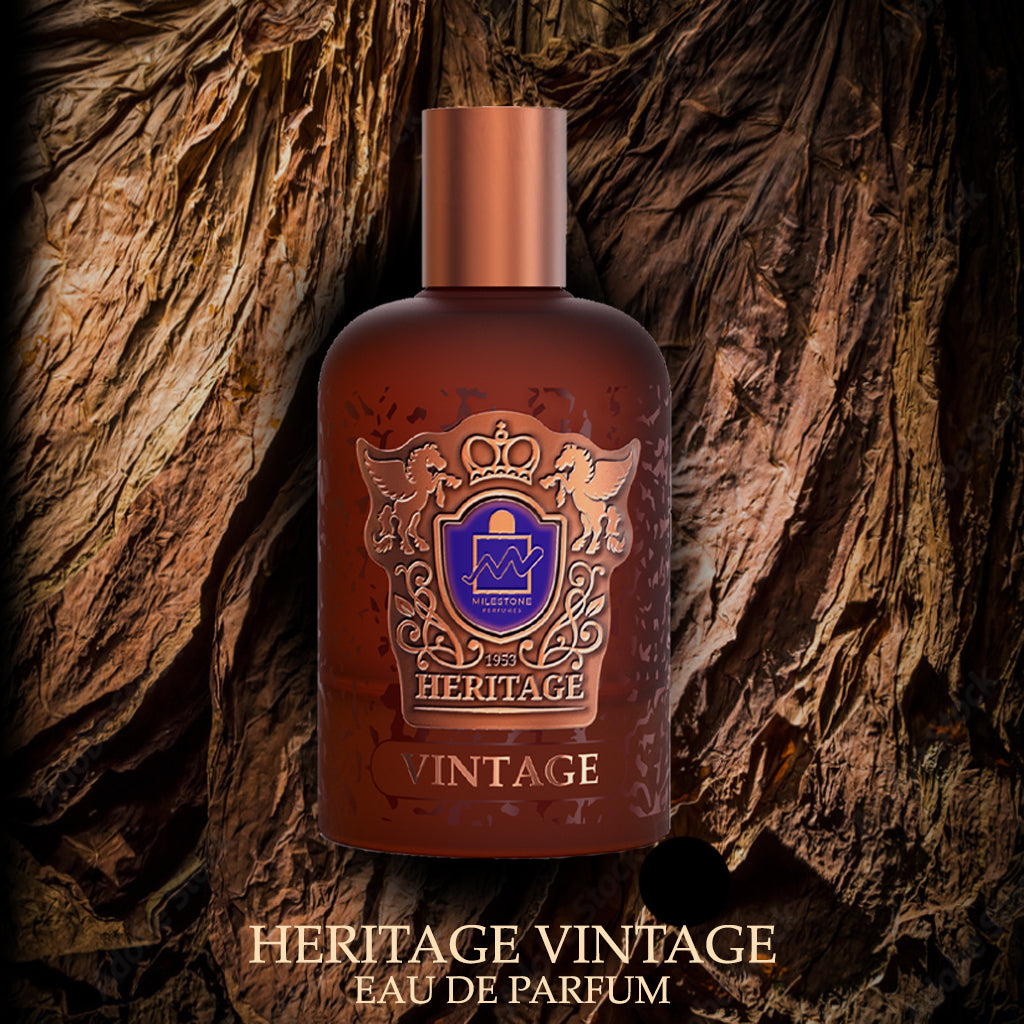 Heritage Vintage Unisex EDP ✨ 100ML | A Timeless Floral Woody Fragrance with a Touch of Oud